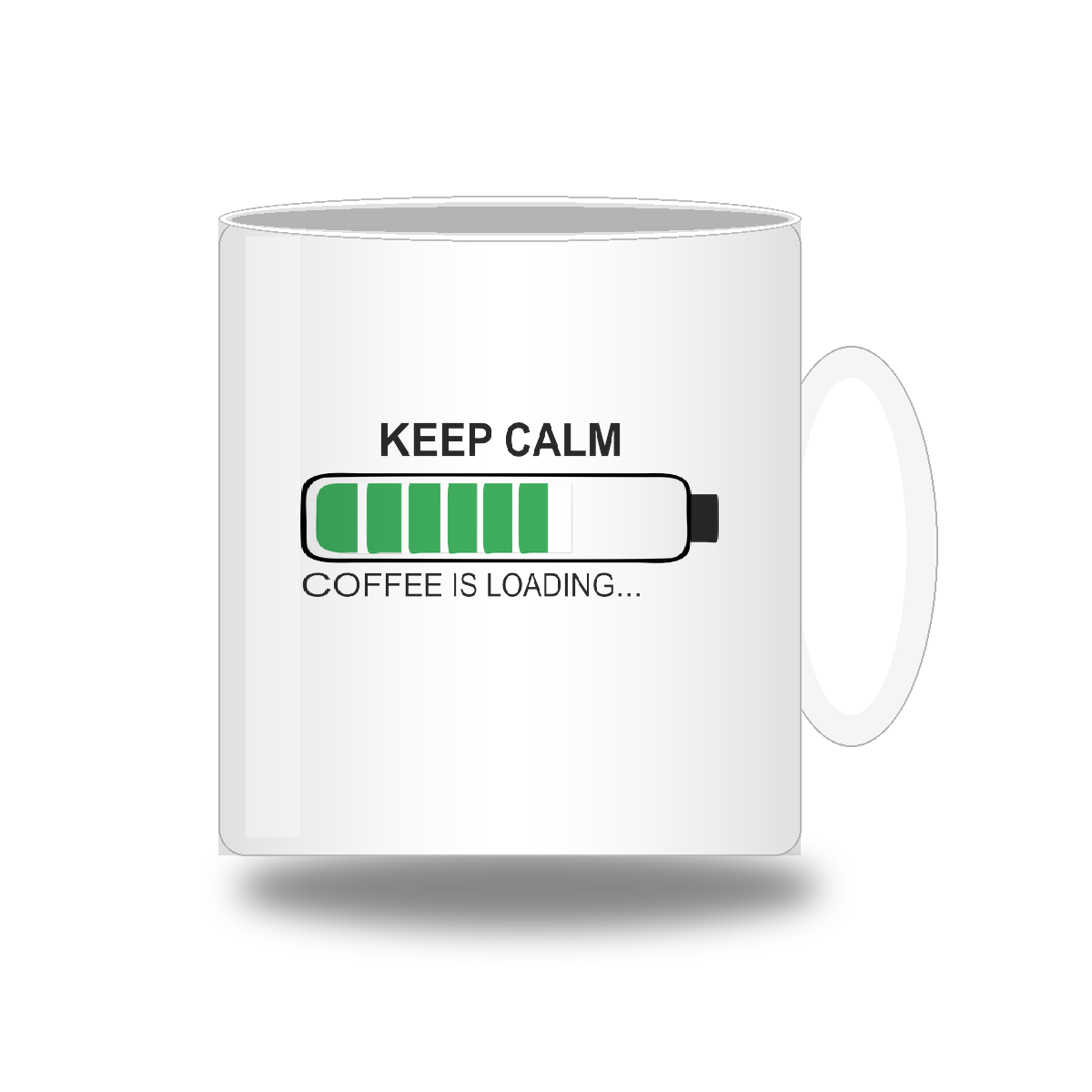 Keep Calm Coffee is Loading Tasse