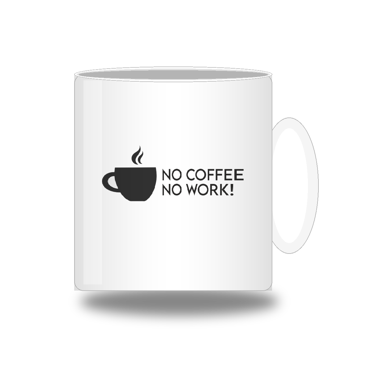No Coffee No Work Tasse