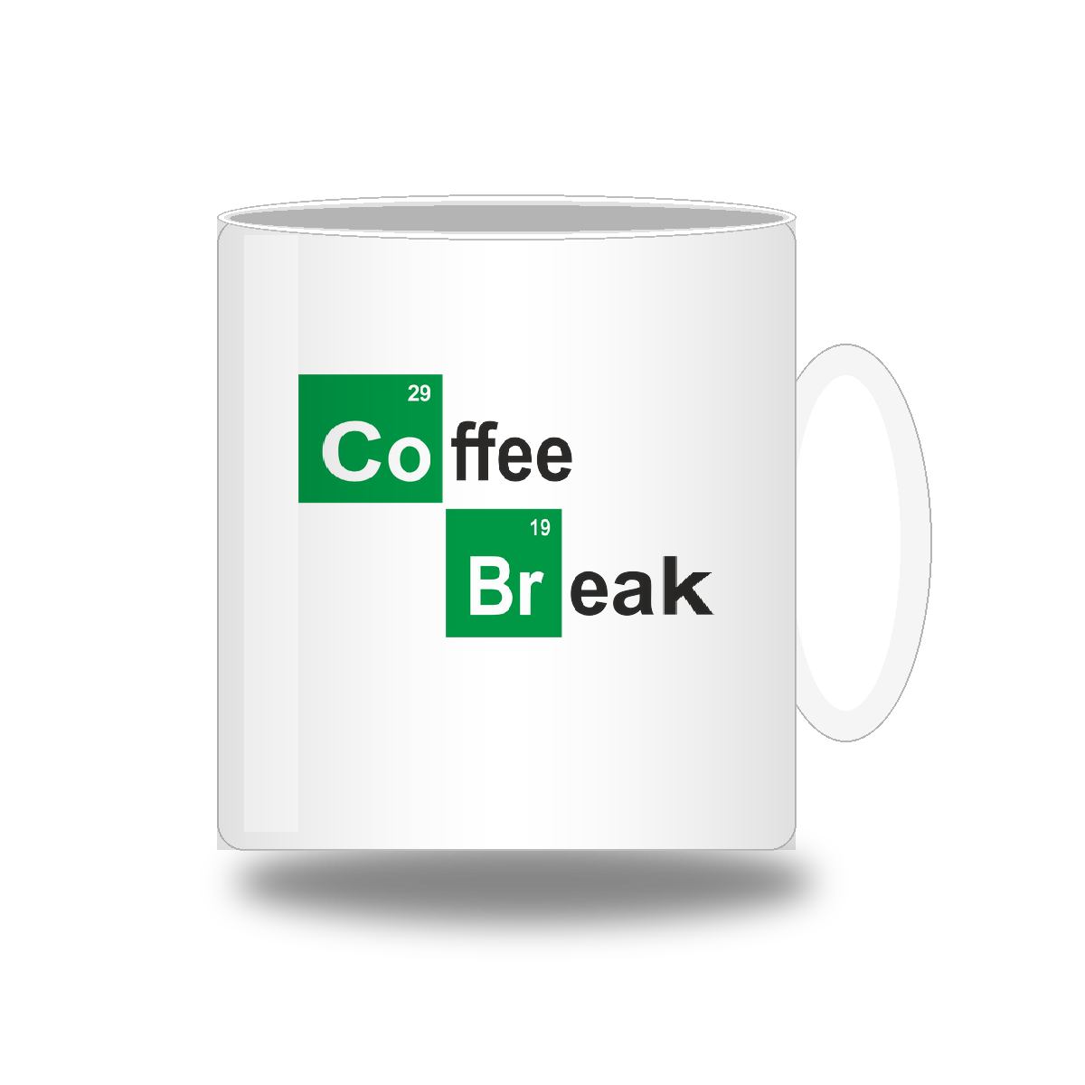 Coffee Break Tasse - Periodensystem-Look