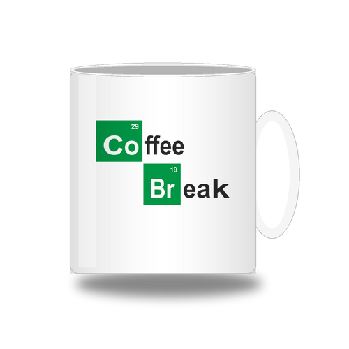 Coffee Break Tasse - Periodensystem-Look